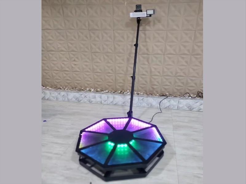 PLATAFORMA 360 GRAUS COM PISO DE LED!