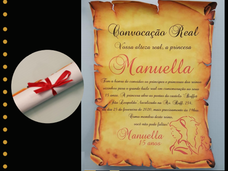 Convites personalizados