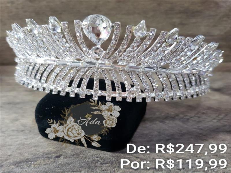 Coroas, Terços, Pulseiras e Brincos para Noivas e Debutantes!