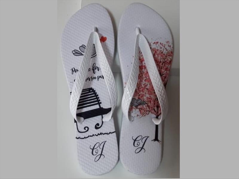 Chinelos personalizados!