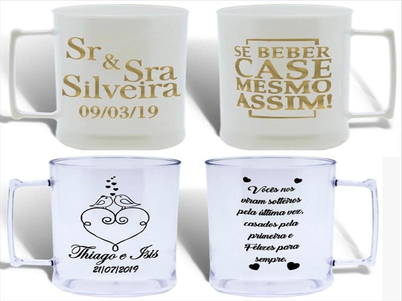 Taças e copos personalizados com MENOR PREÇO EXCLUSIVO DINDA SHOP!