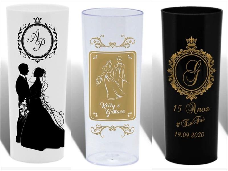 Taças e copos personalizados com MENOR PREÇO EXCLUSIVO DINDA SHOP!