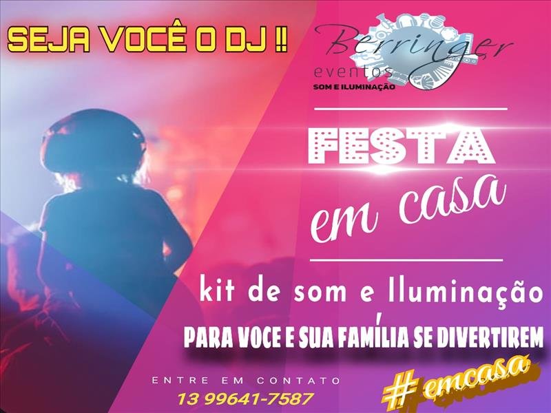 FESTA EM CASA! BALADA OU CINEMA PARA ANIMAR SEUS DIAS E DOS SEUS VIZINHOS!