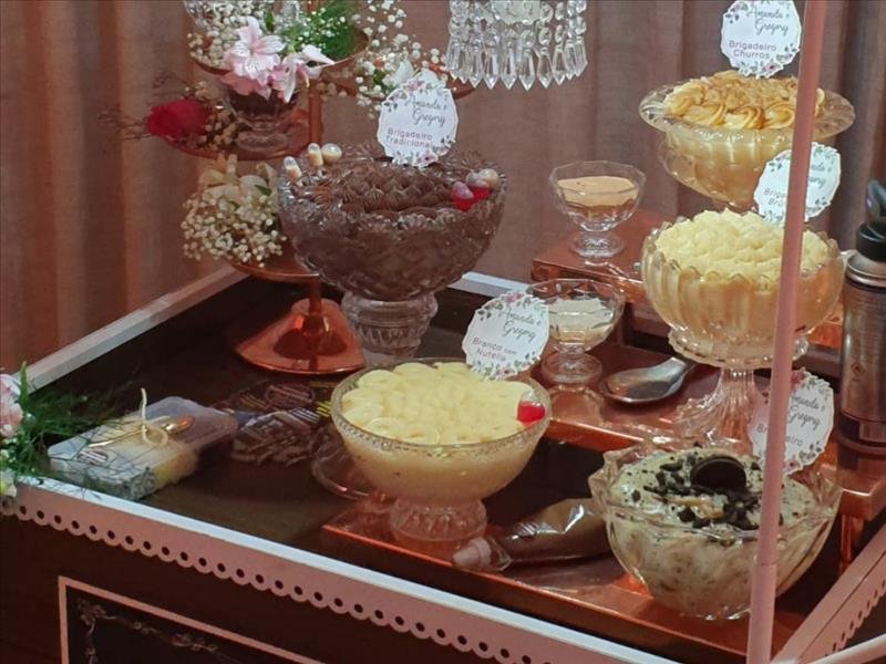 Carrinho Brigadeiro Gourmet para festas e eventos