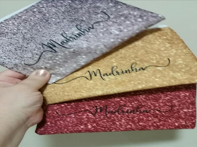 Necessaires personalizadas e de excelente qualidade! Com o Menor Preço exclusivo Dinda Shop!