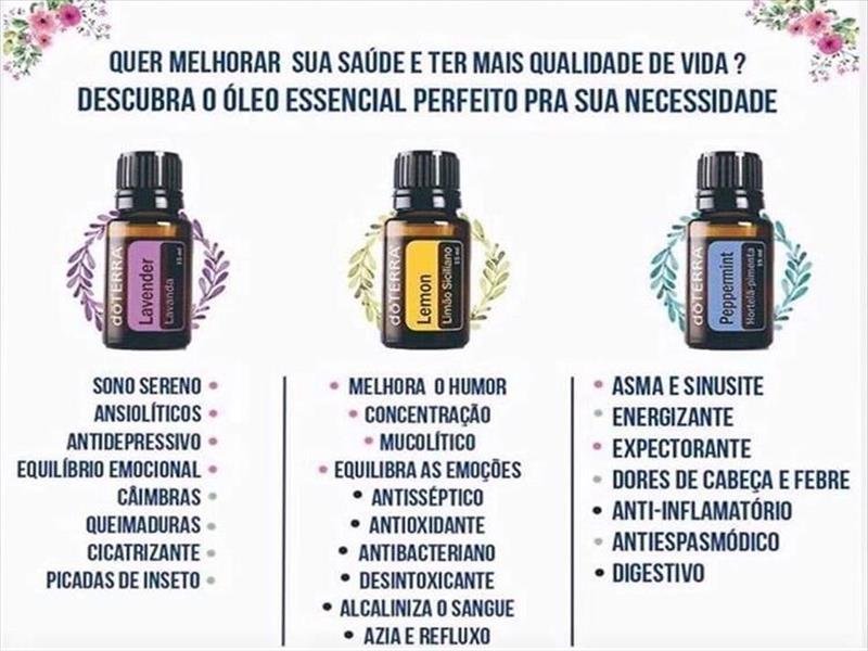 Oléos Essenciais - Saúde e bem-estar!