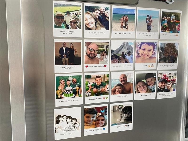 Inove no seu convite! Save the date em formato polaroid com imã!