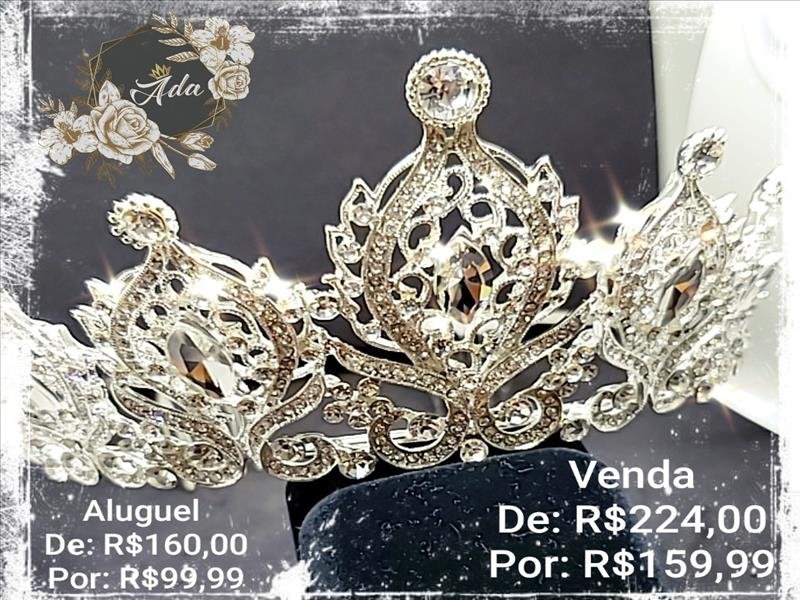 Coroas e acessórios para noivas e debutantes