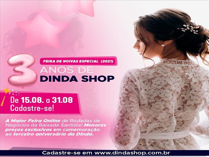 PROCURANDO AS NOVAS RODADAS? ACALME-SE! DIA 15/08 COMEMORAREMOS 3 ANOS DE DINDA SHOP COM UMA FEIRA ONLINE! FIQUE DE OLHO!