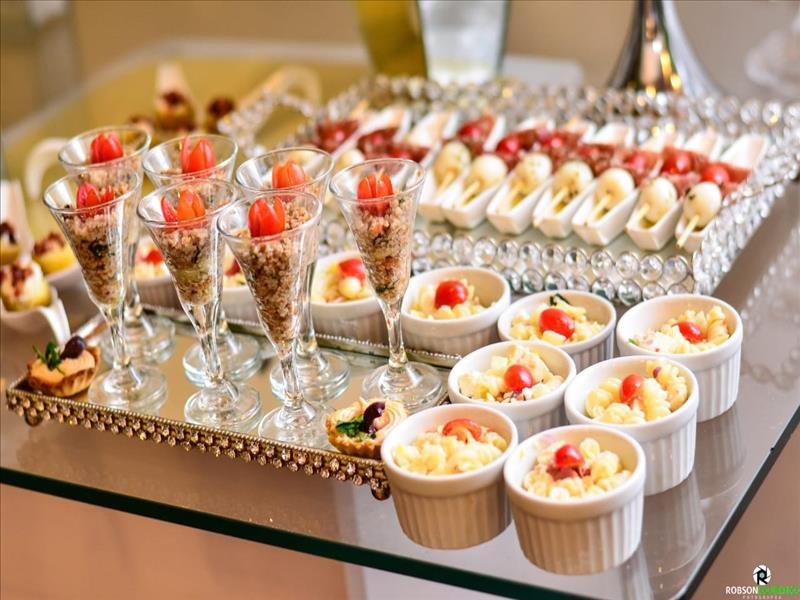 BUFFET COMPLETO (OPÇÃO COM DECORAÇÃO EM RODADA ABERTA)!