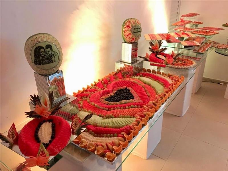BUFFET COMPLETO (OPÇÃO COM DECORAÇÃO EM RODADA ABERTA)!