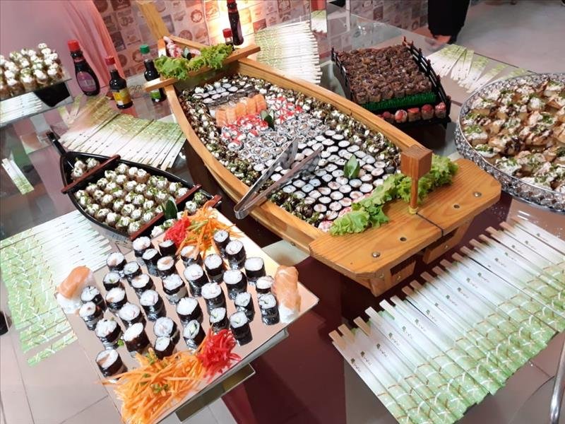 BUFFET COMPLETO (OPÇÃO COM DECORAÇÃO EM RODADA ABERTA)!