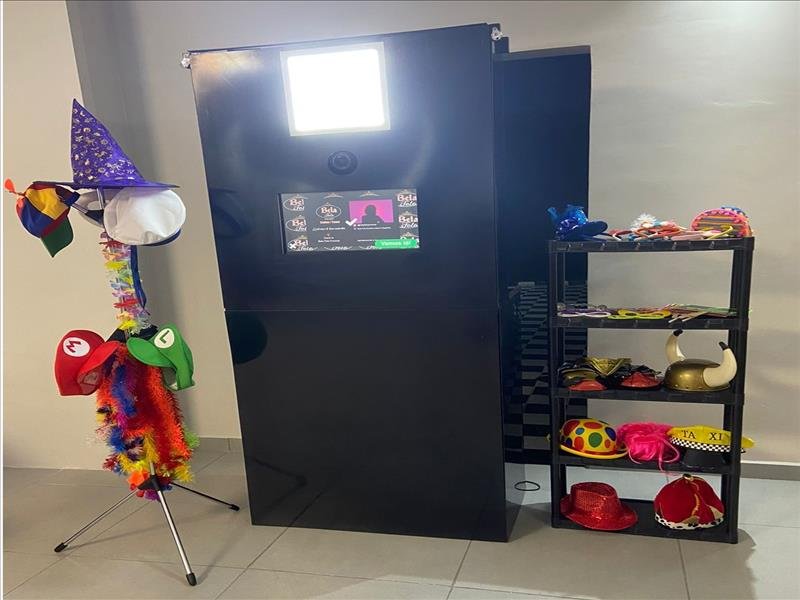 Cabine e totem de foto-lembrança de altíssima qualidade!